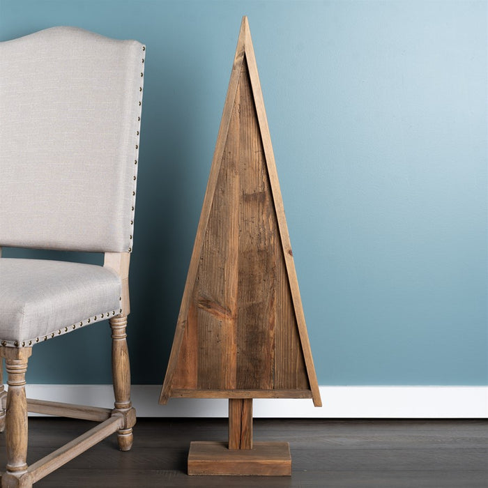 Melrose International Natural Wood Pine Tree Shape 3.5'H, Brown