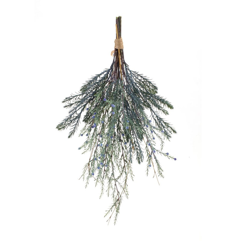 Melrose International Mixed Pine Bundle Swag 23.25"H, Blue/Green