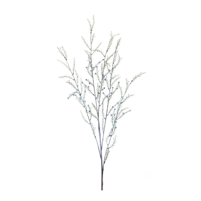 Melrose International Pine Branch, Set of 12, Green/Blue - 86389DS