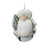 Melrose Int. Gnome Sleigh Bell Ornament, Set of 12, Blue/Cream