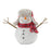 Melrose International Snowman/Scarf Figurine, Set of 4, Red/White