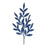 Melrose International Glittered Leaf Spray, Set of 12, Blue - 86416DS