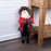 Melrose International Ski Lodge Santa 24"H, Red/Green