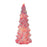 Melrose LED Tree/Rainbow Pearl Ornaments, Set of 3, Pink/White