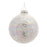 Melrose Irridescent Glass Ball Ornament, Set of 12, Silver/Blue/White