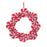 Melrose Peppermint Candle Wreath Ornament, Set of 24, Red/White - 86476DS
