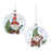 Melrose International Gnome Ball Ornament, Set of 12, Red/Whitegreen - 86486DS