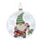 Melrose International Gnome Ball Ornament, Set of 12, Red/Whitegreen