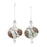 Melrose Glass Pinecone Onion Ornament, Set of 12, Brown/White/Green