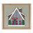 Melrose International Framed Ski Lodge Wall Art, Set of 4, Brown/White