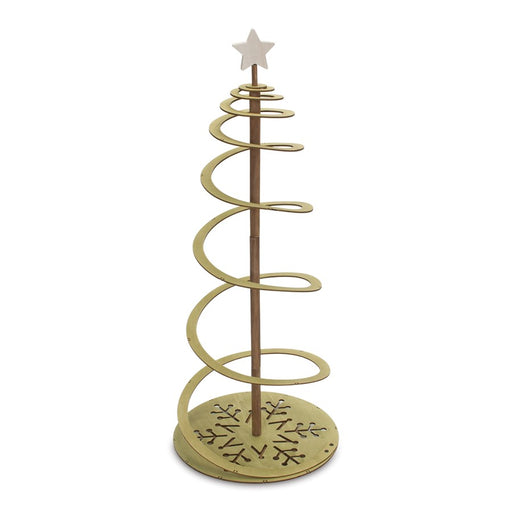 Melrose International Spiral Wood Pine Tree 38.5"H, Green - 86515DS