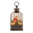 Melrose International LED Snow Globe Lantern/Santa/Dog 11.25"H, Bronze - 86520DS