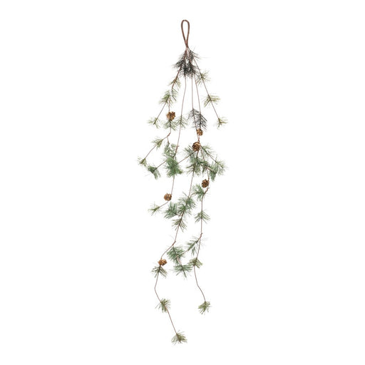 Melrose International Pine Cone Twig Garland, Set of 2, Green