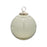 Melrose International Ribbed Glass Ball Ornament, Set of 12, CleaRed