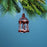 Melrose Glittered Glass Lantern Ornament, Set of 6, Red/Gold