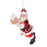 Melrose Glass Santa/Gingerbread Ornament, Set of 6, Red/White - 86563DS