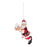 Melrose Glass Santa/Gingerbread Ornament, Set of 6, Red/White
