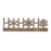 Melrose Ho Ho Ho Tabletop Sentiment Sign, Set of 2, Brown/White - 86578DS