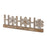 Melrose Ho Ho Ho Tabletop Sentiment Sign, Set of 2, Brown/White