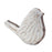 Melrose International Carved Bird Figurine, Set of 4, Cream/Brown