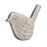 Melrose International Carved Bird Figurine, Set of 4, Cream/Brown