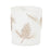 Melrose Glittered Pine Cone Candle Holder, Set of 6, White/Gold