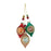 Melrose Glass Reflector Ornament Drop, Set of 12, Red;Gold;Green - 86598DS
