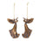 Melrose International Bronze Trumpet Angel Ornament, Set of 6