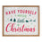 Melrose Merry Little Christmas Sign 15.75"L, Green/Red/White - 86684DS