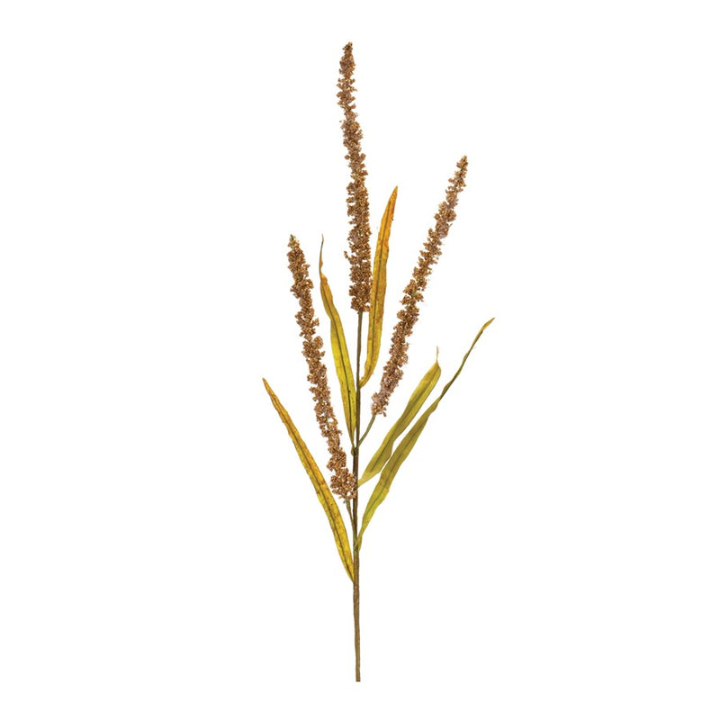 Melrose International Seeded Plume Spray, Set of 12, Green - 86694DS