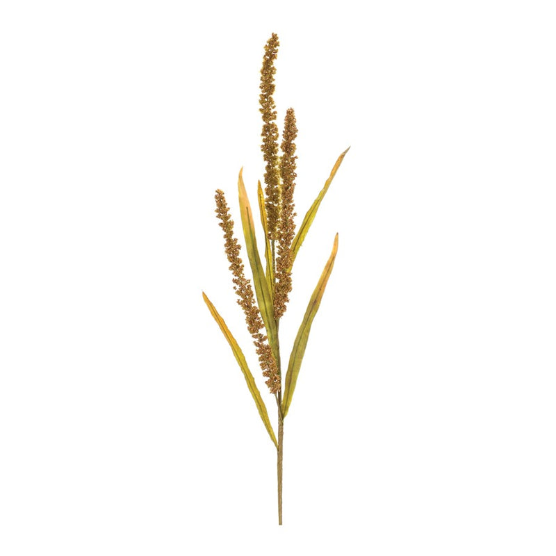Melrose International Seeded Harvest Spray, Set of 12, Green/Brown - 86696DS