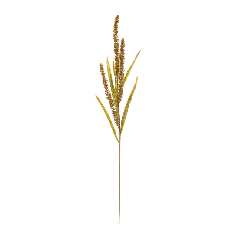Melrose International Seeded Harvest Spray, Set of 12, Green/Brown