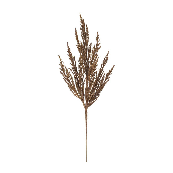 Melrose International Harvest Plume Stem, Set of 6, Brown
