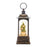 Melrose LED Snow Globe Lantern/Gnome Stack 9.75"H, Bronze/Green/White - 86741DS