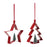 Melrose Star/Pine Tree Cookie Cutter Ornament, Set of 6, Red/Green