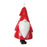 Melrose Int. Ceramic Gnome Bell Ornament, Set of 12, Red/White - 86788DS