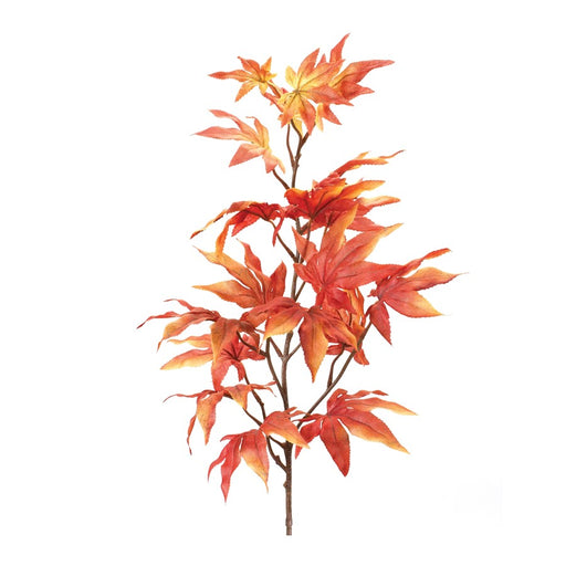 Melrose International Fall Leaf Spray, Set of 6, Orange - 86796DS