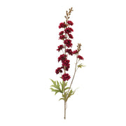 Melrose International Delphinium, Set of 12, Crimson/Green - 86815DS
