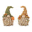 Melrose Fall Harvest Gnome Figurine, Set of 6, Green/Brown - 86829DS