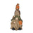Melrose Stacking Gnome/Animals Figurine, Set of 2, Brown/Orange - 86831DS