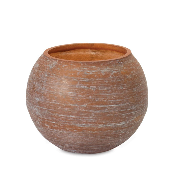 Melrose Brushed Glass Votive Candle Holder, Set of 2, Pink/Brown