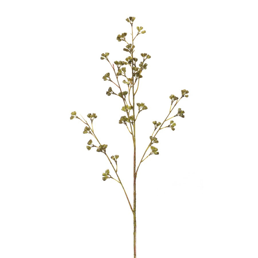 Melrose International Winter Berry Pod Spray, Set of 6, Green/Brown - 86889DS