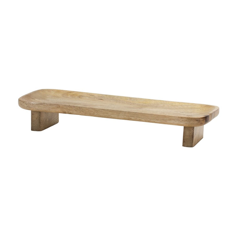 Melrose International Mango Wood Tray, Set of 2 - 86899DS