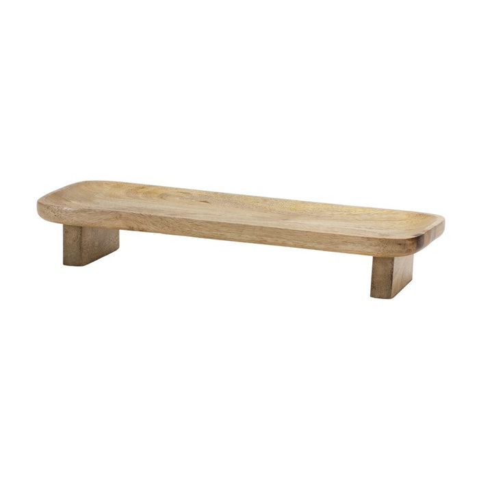 Melrose International Mango Wood Tray, Set of 2 - 86899DS