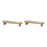 Melrose International Mango Wood Tray, Set of 2