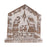 Melrose International White Washed Nativity Sign, Set of 2, Brown - 86921DS