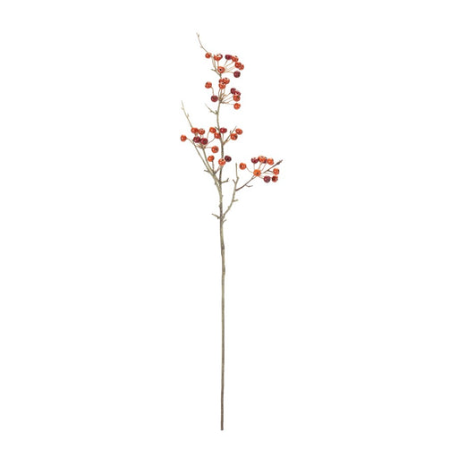 Melrose International Berry Pod Spray, Set of 6, Red/Orange