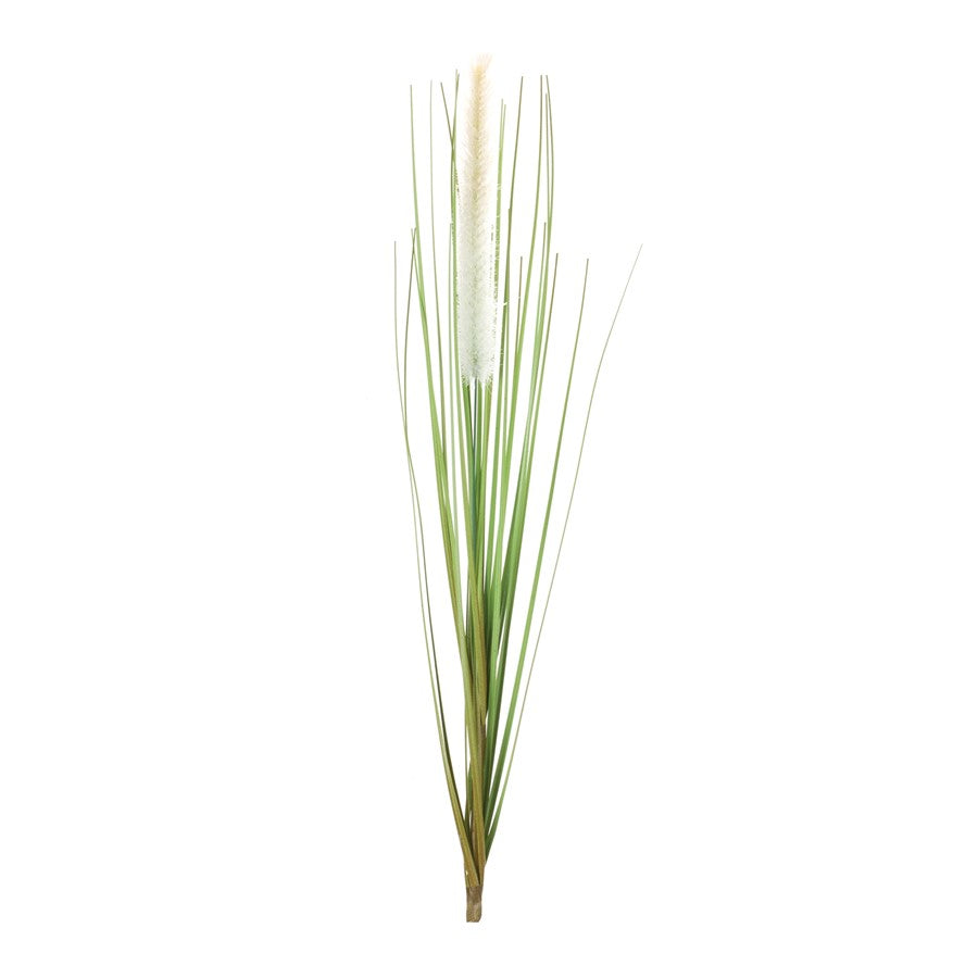 Melrose International Foxtail Bush, Set of 12, Green/White - 86936DS