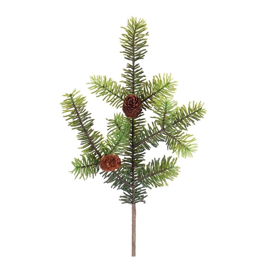 Melrose International Winter Pine Cone Spray, Set of 6, Green/Brown - 86939DS