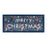 Melrose International Wood Merry Christmas Sign 30"L, White/Blue/Green - 86952DS